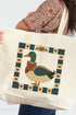 Sunday Mallard Canvas Jumbo Tote