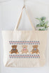 Tiny Teddy Trio Canvas Jumbo Tote