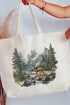 Alpine Deer Canvas Jumbo Tote