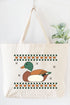 Woodland Duck Canvas Jumbo Tote