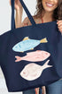 Bless Your Gills Canvas Jumbo Tote