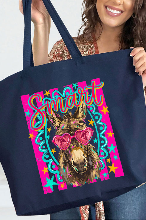 Smart Ass Canvas Jumbo Tote