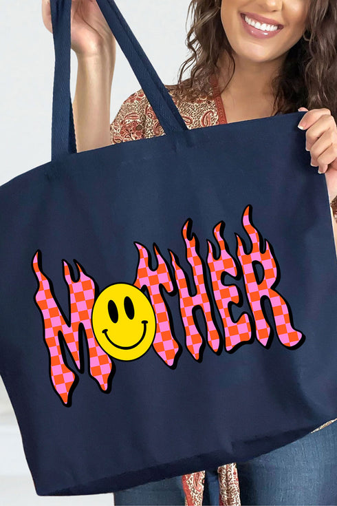 Y2K Mother Canvas Jumbo Tote