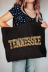 Orange Tennessee Camo Canvas Jumbo Tote