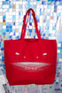 Baseball Lights Canvas Jumbo Tote