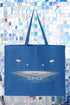 Baseball Lights Canvas Jumbo Tote
