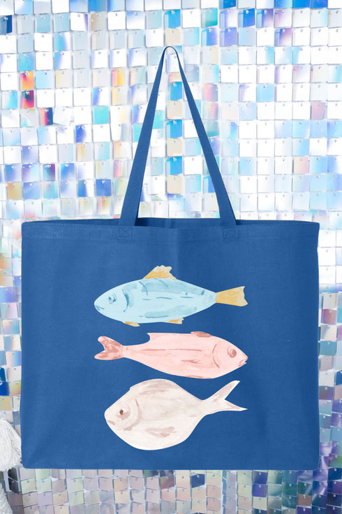 Bless Your Gills Canvas Jumbo Tote