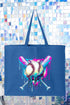 Diamond Drip Canvas Jumbo Tote