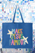 Make Jesus Famous Canvas Jumbo Tote