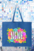 Personalized Mother's Day Bloom Canvas Jumbo Tote *Choose Your Name