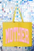 Pretty In Pink Mother Canvas Jumbo Tote