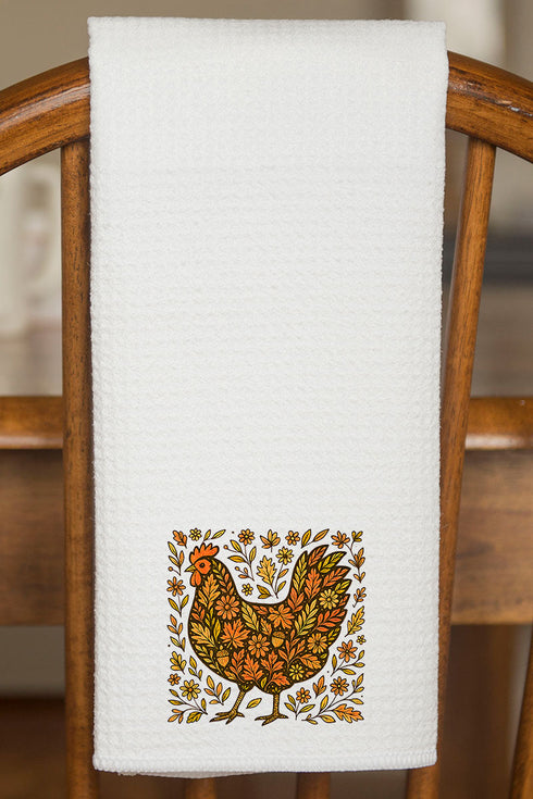 Feather & Flair Waffle Kitchen Towel