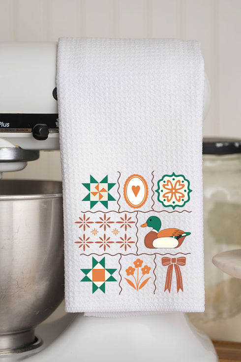 Homestead Duck Waffle Kitchen Towel