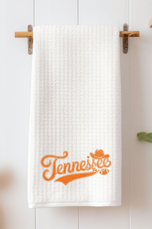 Orange Crush Tennessee Waffle Kitchen Towel