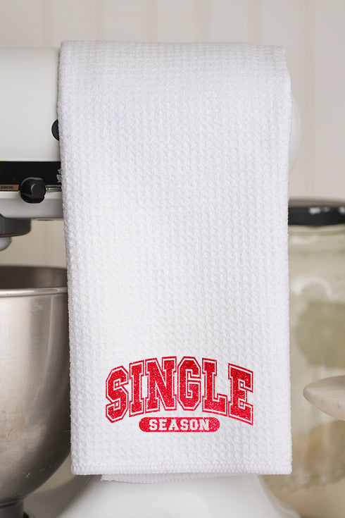 Single Season Waffle Kitchen Towel