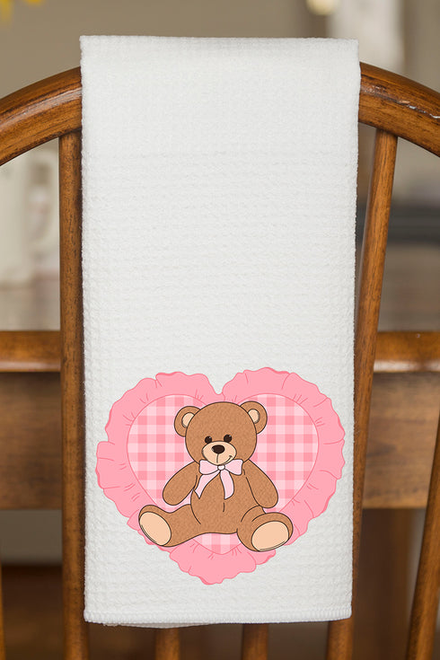 Tender Heart Waffle Kitchen Towel