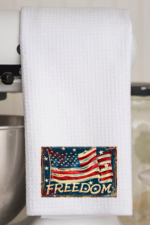 Vintage Valor Waffle Kitchen Towel