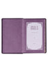 Purple Faux Leather KJV Deluxe Gift Bible with Thumb Index