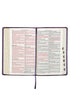 Purple Faux Leather KJV Deluxe Gift Bible with Thumb Index
