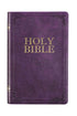 Purple Faux Leather KJV Deluxe Gift Bible with Thumb Index