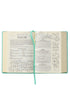 Teal Floral Faux Leather KJV My Promise Bible
