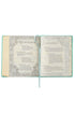 Teal Floral Faux Leather KJV My Promise Bible