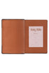 Two-Tone Brown Faux Leather Giant Print KJV Full-Size Bible with Thumb Index