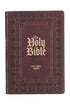 Framed Burgundy Faux Leather Super Giant Print KJV Bible