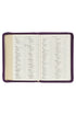 Iris Purple Faux Leather KJV Zippered Compact Bible