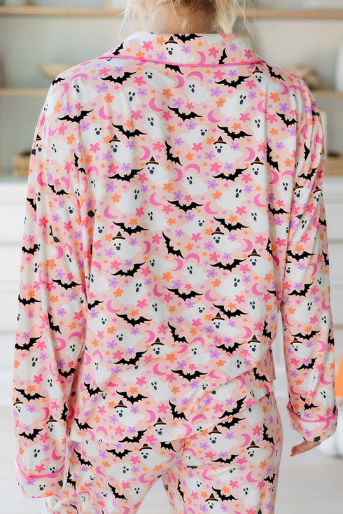 Boo-tanical Dreams Button Top and Pants Pajama Set