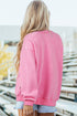 All Angles Alabama Bright Pink Mock Neck Sweatshirt
