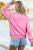 All Angles Alabama Bright Pink Mock Neck Sweatshirt
