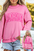 All Angles Alabama Bright Pink Mock Neck Sweatshirt