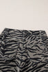 Savanna Gray Zebra Wide Leg Jeans