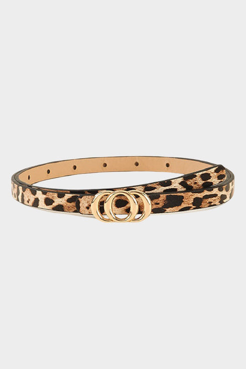 Main Character Leopard Belt