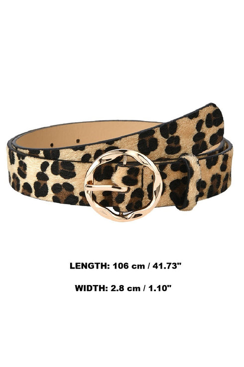 Fierce Edge Leopard Belt