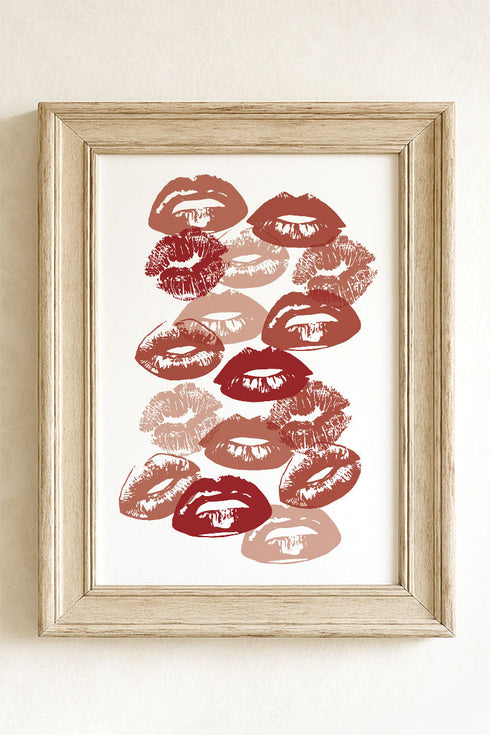 Love & Kisses Ready To Frame Canvas Print