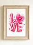 Love In The Air Ready To Frame Canvas Print