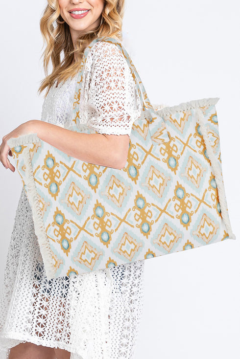 Desert Daze Fringe Shoulder Tote