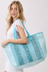Del Mar Days Aqua Tote Bag