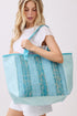 Del Mar Days Aqua Tote Bag