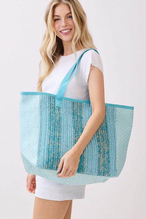 Del Mar Days Aqua Tote Bag
