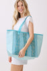 Del Mar Days Aqua Tote Bag