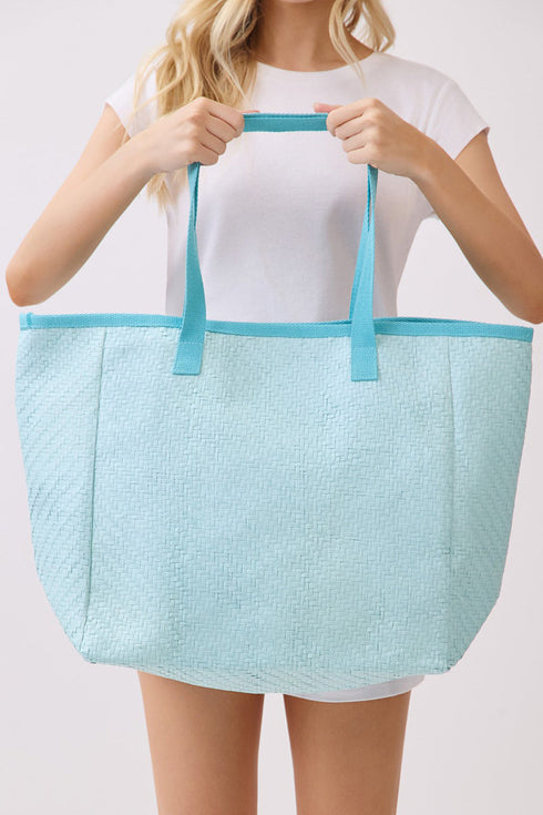 Del Mar Days Aqua Tote Bag