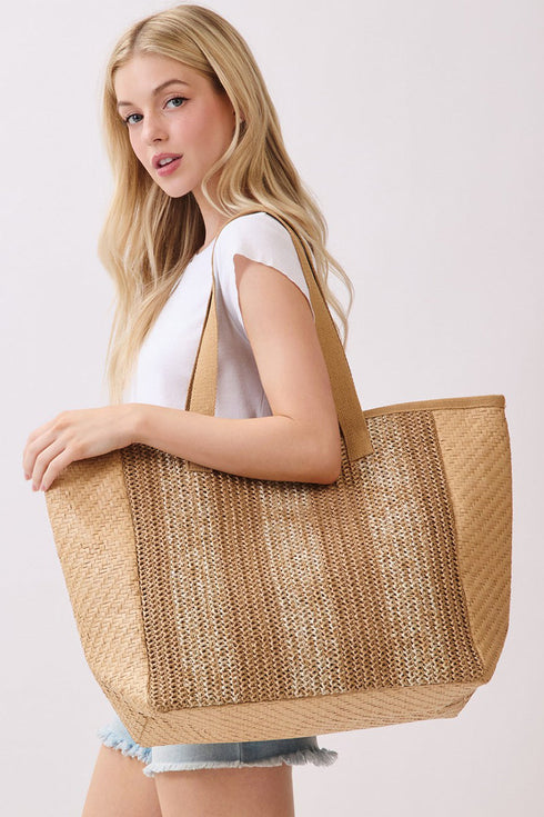 Del Mar Days Taupe Tote Bag