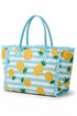 Pineapple Punch Fringe Blue Striped Tote