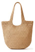 Salt & Sun Tan Woven Straw Bucket Bag