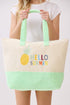 Hello Summer Pineapple Terry Tote