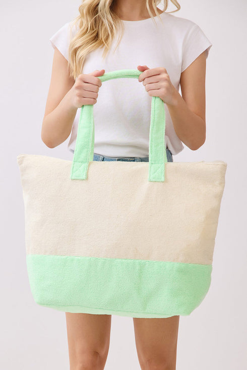 Sips About To Go Down Terry Tote