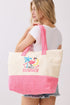 Hello Summer Hot Pink Terry Tote
